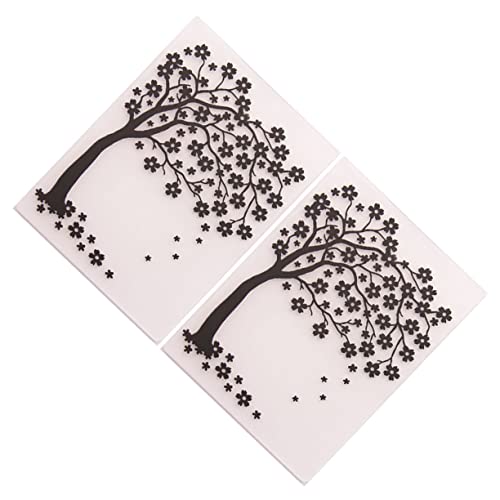 HOMSFOU 2 Stück DIY Kunststoff Prägefolder Prägeschablonen für Album und Scrapbooking Langlebige Embossing Dies für Kreative Bastelprojekte HOMSFOU 2 Stück DIY Kunststoff Prägefolder Prägeschablonen für Album und Scrapbooking Langlebige Embossing Dies für Kreative Bastelprojekte von HOMSFOU