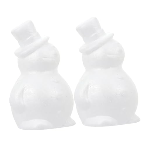 HOMSFOU 2 Stück DIY Schneemann Modell Styropor Hohe Weihnachtsdekoration Bastelartikel für Winterdeko für Verschönert Zuhause HOMSFOU 2 Stück DIY Schneemann Modell Styropor Hohe Weihnachtsdekoration Bastelartikel für Winterdeko für Verschönert Zuhause von HOMSFOU