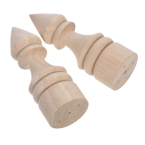 HOMSFOU 2 Stück Dekorative Holz Endstücke aus Massiver Eiche Unlackiert für Bettpfosten Treppen und Kreative DIY Projekte Langlebig und Verarbeitet HOMSFOU 2 Stück Dekorative Holz Endstücke aus Massiver Eiche Unlackiert für Bettpfosten Treppen und Kreative DIY Projekte Langlebig und Verarbeitet von HOMSFOU
