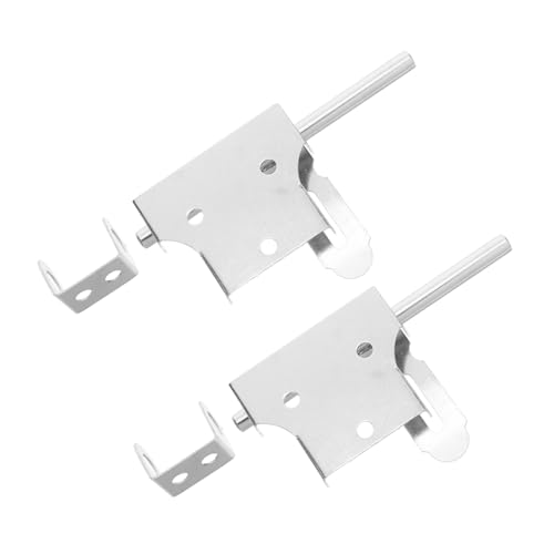 HOMSFOU 2 Stück Edelstahl Türriegel Schwerer Türschieber mit Schlossöffnung Rostfrei Geräuscharm Stabile Verriegelung für Innen Außentüren für Wohnung Bad Stall HOMSFOU 2 Stück Edelstahl Türriegel Schwerer Türschieber mit Schlossöffnung Rostfrei Geräuscharm Stabile Verriegelung für Innen Außentüren für Wohnung Bad Stall von HOMSFOU