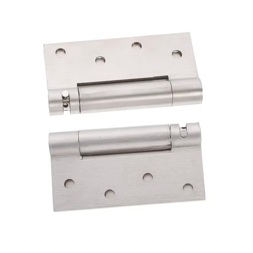 HOMSFOU 2 Stück Einstellbare Selbstschließende Türscharniere aus Rostfreiem Edelstahl Robust und Korrosionsbeständig für Schrank Innentüren Langlebig und Einfach zu Montieren HOMSFOU 2 Stück Einstellbare Selbstschließende Türscharniere aus Rostfreiem Edelstahl Robust und Korrosionsbeständig für Schrank Innentüren Langlebig und Einfach zu Montieren von HOMSFOU