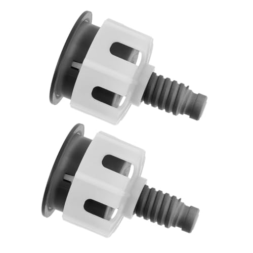 HOMSFOU 2 Stück Einstellbarer Wc Spülknopf Doppelspülung Runder Toilettenknopf Wassersparend Einfache Montage Kompatibel für Toilettenspülkästen Langlebiges Design Badezimmerzubehör von HOMSFOU