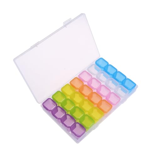 HOMSFOU 2 Stück Fächer Aufbewahrungsboxen Kunststoff für Schmuck Medikamente und DIY Projekte Praktische Leicht Transportierbare Sortierkästen HOMSFOU 2 Stück Fächer Aufbewahrungsboxen Kunststoff für Schmuck Medikamente und DIY Projekte Praktische Leicht Transportierbare Sortierkästen von HOMSFOU