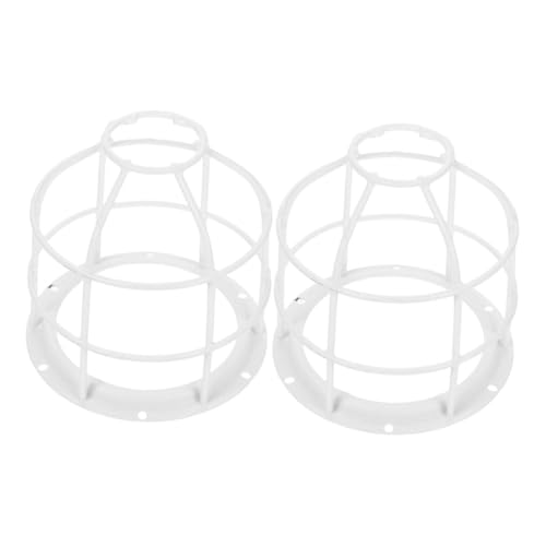 HOMSFOU 2 Stück Feuermelder Schutzgitter Metall Schutzkäfig Sprinklerkopf Abdeckung für Rauchmelder und Deckenventilator Schutz Stabile Halterung Einfache Montage für Zuhause und Büro von HOMSFOU