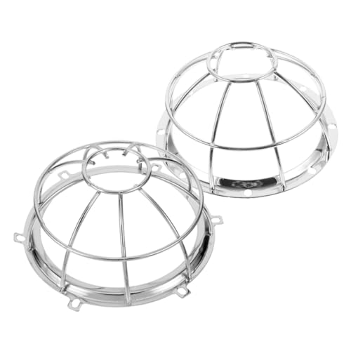 HOMSFOU 2 Stück Feuermelder Schutzgitter aus Robustem Eisen Langlebiger Sprinkler abdeckkäfig für Staubresistent Einfache Montage für Feuerlöschanlagen von HOMSFOU
