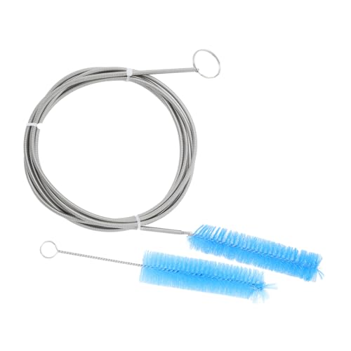 HOMSFOU 2 Stück Flexible Lange Reinigungsbürste für Rohr und Schlauchreinigung Blaue Edelstahl Sprühbürste Vielseitig für Waschmaschine Trockner und Aquariumfilter Langlebiges HOMSFOU 2 Stück Flexible Lange Reinigungsbürste für Rohr und Schlauchreinigung Blaue Edelstahl Sprühbürste Vielseitig für Waschmaschine Trockner und Aquariumfilter Langlebiges von HOMSFOU
