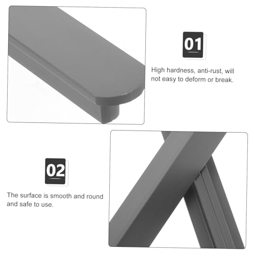 HOMSFOU 2 Stück Förmige Küchenschrankgriffe Lochabstand Stabile Schubladengriffe für Kommode Kleiderschrank Möbel und Türen Schwarze Metallgriffe mit Glatter Oberfläche Langlebig und HOMSFOU 2 Stück Förmige Küchenschrankgriffe Lochabstand Stabile Schubladengriffe für Kommode Kleiderschrank Möbel und Türen Schwarze Metallgriffe mit Glatter Oberfläche Langlebig und von HOMSFOU