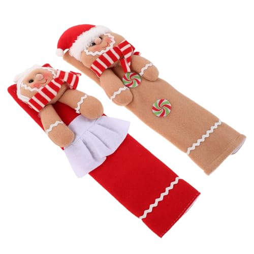 HOMSFOU 2 Stück Handschuhe für Kühlschrankgriffe Kühlschrankschutz Kühlschranktürabdeckung Weihnachtsdekoration im Innenbereich küchengerät dekor süße Griffabdeckung Griffschutz Stoff HOMSFOU 2 Stück Handschuhe für Kühlschrankgriffe Kühlschrankschutz Kühlschranktürabdeckung Weihnachtsdekoration im Innenbereich küchengerät dekor süße Griffabdeckung Griffschutz Stoff von HOMSFOU