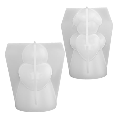 HOMSFOU 2 Stück Harzformen Für Figuren Wiederverwendbare Engelsform Handgefertigte Silikonform DIY Engelsformen Kleine Engelsform Ornament Silikonform Weihnachtsharzformen Silikon HOMSFOU 2 Stück Harzformen Für Figuren Wiederverwendbare Engelsform Handgefertigte Silikonform DIY Engelsformen Kleine Engelsform Ornament Silikonform Weihnachtsharzformen Silikon von HOMSFOU