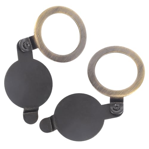 HOMSFOU 2 Stück Kupfer Türspion Abdeckung Langlebiger Gucklochschutz für Wohnungstür Einfache Montage Blickschutz für Zuhause Büro und Hotel Rostfrei und Verblassungsfrei von HOMSFOU