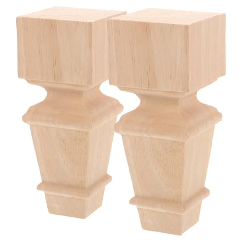 HOMSFOU 2 Stück Massive Holzschrankfüße Möbelfüße Sofabeine Tauschen Quadratische Tischbeine Ersatzbeine Schlank Unterstützung Fuß Hartholz Möbelbeine Runden Kommode Beige Kautschukholz HOMSFOU 2 Stück Massive Holzschrankfüße Möbelfüße Sofabeine Tauschen Quadratische Tischbeine Ersatzbeine Schlank Unterstützung Fuß Hartholz Möbelbeine Runden Kommode Beige Kautschukholz von HOMSFOU