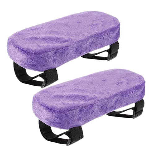 HOMSFOU 2 Stück Memory Schaum Armlehnenpolster Ergonomische Armstütze für Bürostuhl Gaming und Druckentlastend Komfortabel Passend für Büro und Esszimmerstühle von HOMSFOU