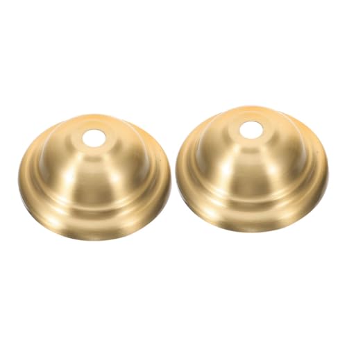 HOMSFOU 2 Stück Messing Deckenleuchte Baldachin Platte Antike Montage Baldachin Kit Für Pendelleuchte Hängevorrichtung Kronleuchter Platte Abdeckung Golden von HOMSFOU