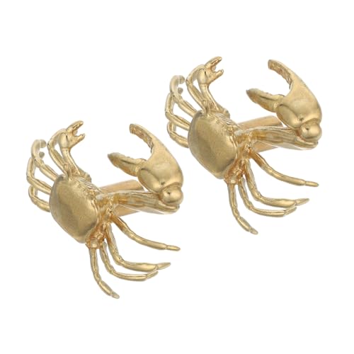 HOMSFOU 2 Stück Messing Krabben Möbelgriffe Originelles Design Große Scheren Robuste Schubladengriffe Für Küchen- Und Kommodenschränke Nautische Retro-kabinettgriffe HOMSFOU 2 Stück Messing Krabben Möbelgriffe Originelles Design Große Scheren Robuste Schubladengriffe Für Küchen- Und Kommodenschränke Nautische Retro-kabinettgriffe von HOMSFOU