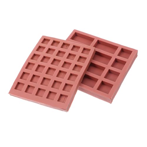 HOMSFOU 2 Stück Modellbodenfliesen Schimmel Form aus Sandstein Ziegelform Sandtisch-Gebäudemodell Mini-Haus-Silikonform Betonpflastersteine Sandtischmodellmaterialien Kieselgel Braun HOMSFOU 2 Stück Modellbodenfliesen Schimmel Form aus Sandstein Ziegelform Sandtisch-Gebäudemodell Mini-Haus-Silikonform Betonpflastersteine Sandtischmodellmaterialien Kieselgel Braun von HOMSFOU