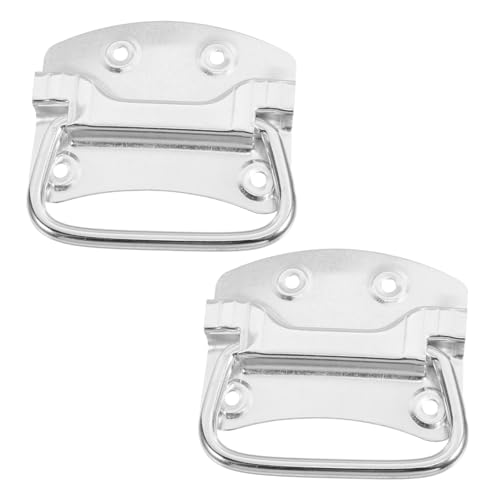 HOMSFOU 2 Stück Pull Ring Griff Ersetzbarer Klappgriff für Werkzeugkiste Tür und Truhe Ergonomisches Design und Arbeitsersparnis Glatte Oberfläche Einsetzbar HOMSFOU 2 Stück Pull Ring Griff Ersetzbarer Klappgriff für Werkzeugkiste Tür und Truhe Ergonomisches Design und Arbeitsersparnis Glatte Oberfläche Einsetzbar von HOMSFOU