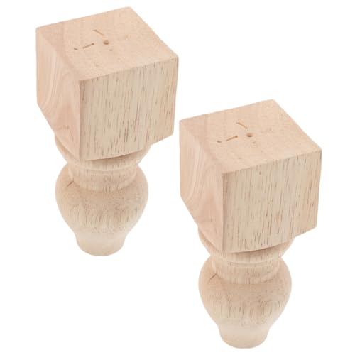 HOMSFOU 2 Stück Quadratische Massivholz-möbelfüße Stabile Unvollendete Holzbeine für Sofa Couchtisch Schrank und Kommode Einfach zu Montierende Ersatzmöbelfüße aus Holz HOMSFOU 2 Stück Quadratische Massivholz-möbelfüße Stabile Unvollendete Holzbeine für Sofa Couchtisch Schrank und Kommode Einfach zu Montierende Ersatzmöbelfüße aus Holz von HOMSFOU