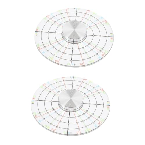 HOMSFOU 2 Stück Runder Töpferteiler Werkzeug für Gleichmäßige Teilung für Anfänger und Profis Töpferei und Dekoration von HOMSFOU