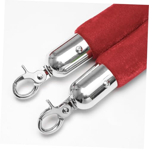 HOMSFOU 2 Stück Seilendstopper mit Haken Vielseitiger Schnurendverschluss für Geländer und Leitplanken Einfache Montage Silberfarbene Befestigung für Dekoration und Fixierung in Hotels HOMSFOU 2 Stück Seilendstopper mit Haken Vielseitiger Schnurendverschluss für Geländer und Leitplanken Einfache Montage Silberfarbene Befestigung für Dekoration und Fixierung in Hotels von HOMSFOU