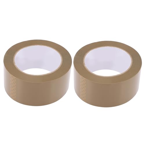 HOMSFOU 2 Stück Stark Haftendes Braunes Verpackungsband für Kartonversiegelung und Versand Reißfestes Packband Beschriftbar Vielseitig Einsetzbar HOMSFOU 2 Stück Stark Haftendes Braunes Verpackungsband für Kartonversiegelung und Versand Reißfestes Packband Beschriftbar Vielseitig Einsetzbar von HOMSFOU