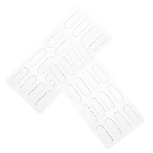 HOMSFOU 2 Stücke Transparente Schrank Tür Stoßstange Selbstklebende Möbel Dämpfung Pads rutschfeste Schubladenpuffer Silikon Wandschutz für Möbel Vielseitig Einsetzbar von HOMSFOU