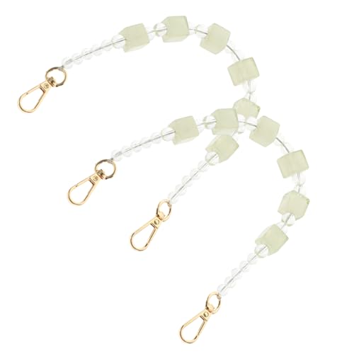 HOMSFOU 2 Stück Taschenkette Teilig Verstellbarer Umhängegurt für Handtaschen Vielseitig Einsetzbar Bag Chain Dekoration Sanftem für Crossbody Taschen von HOMSFOU