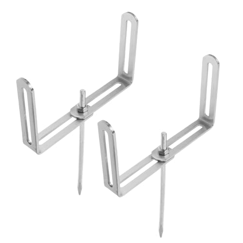 HOMSFOU 2 Stück Teilig Verstellbare Fallrohrhalter aus Robustem Eisen Wetterfestes Rohrbefestigungssystem für Garten und Rasen Stabilisiert Fallrohre gegen Wind und Tiere Einfache Montage HOMSFOU 2 Stück Teilig Verstellbare Fallrohrhalter aus Robustem Eisen Wetterfestes Rohrbefestigungssystem für Garten und Rasen Stabilisiert Fallrohre gegen Wind und Tiere Einfache Montage von HOMSFOU