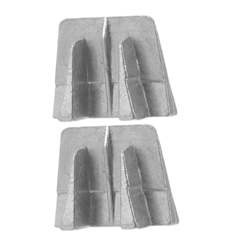 HOMSFOU 2 Stück Teiliges Aluminium Werkzeuggriff Keil Stabilisierende Möbelverstärkung Geräuschreduzierender Keil für Hammerstiele und Axtstiele Vielseitig für Tische Stühle Schränke und von HOMSFOU