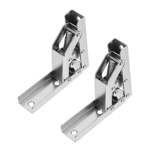 HOMSFOU 2 Stück Teiliges Edelstahl Scharnier Klappbar Verdeckte Möbel Türbänder für Schranktüren Einfache Montage ohne Fräsen Langlebige Geräuscharme Beschläge für Küchen Bücherregale HOMSFOU 2 Stück Teiliges Edelstahl Scharnier Klappbar Verdeckte Möbel Türbänder für Schranktüren Einfache Montage ohne Fräsen Langlebige Geräuscharme Beschläge für Küchen Bücherregale von HOMSFOU