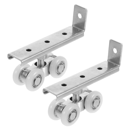 HOMSFOU 2 Stück Teiliges Edelstahl-schiebetür-pulley Geräuschdämpfender Technologie Präzise Laufrollen für Glas- Holz Kleiderschranktüren Einfache Montage Geeignet für Küchen HOMSFOU 2 Stück Teiliges Edelstahl-schiebetür-pulley Geräuschdämpfender Technologie Präzise Laufrollen für Glas- Holz Kleiderschranktüren Einfache Montage Geeignet für Küchen von HOMSFOU