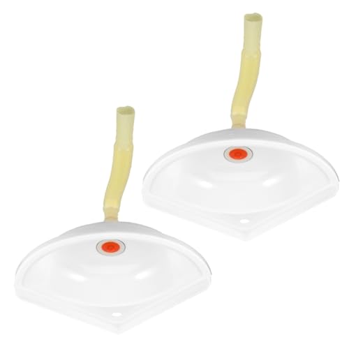 HOMSFOU 2 Stück Teiliges Kleines Dreieckiges Wand waschbecken aus Kunststoff Platzsparendes Eckbecken für Kompakte Badezimmer Balkone und Waschräume Einfach zu Reinigen Wandmontiert für von HOMSFOU