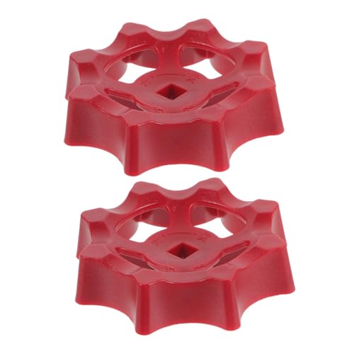 HOMSFOU 2 Stück Teiliges Ventil handrad aus Robustem Abs Kunststoff Rotes Runden Radgriff für Wasserhahn Absperrventil und Schieberventil Vielseitig Einsetzbar Einfach zu Bedienen und HOMSFOU 2 Stück Teiliges Ventil handrad aus Robustem Abs Kunststoff Rotes Runden Radgriff für Wasserhahn Absperrventil und Schieberventil Vielseitig Einsetzbar Einfach zu Bedienen und von HOMSFOU