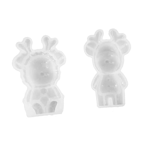 HOMSFOU 2 Stück Teiliges Weihnachts Silikonform Elchmotiv Flexibel Langlebig für DIY Basteln und Gießen von Dekorativen Figuren für Kreative Weihnachtsgeschenke HOMSFOU 2 Stück Teiliges Weihnachts Silikonform Elchmotiv Flexibel Langlebig für DIY Basteln und Gießen von Dekorativen Figuren für Kreative Weihnachtsgeschenke von HOMSFOU
