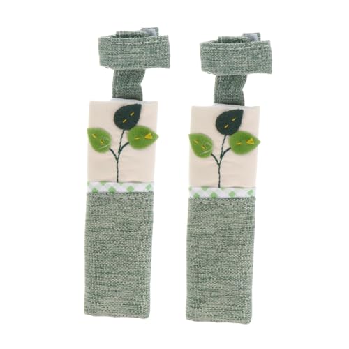 HOMSFOU 2 Stück Türgriffschoner aus Strapazierfähigem Rutschfest und Schmutzabweisend Schutz für Kühlschrank Küchengerätegriffe Dekorativ und Vielseitig für Haushalt und Küche von HOMSFOU