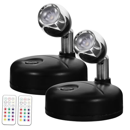 HOMSFOU 2 Stück Verstellbare Nachtlichter Display Beleuchtung Spotlichter Innen Kunstlichter Für Gemälde Kleine Spotlichter Für Displays Mini Spotlights Für Displays Akzentlichter von HOMSFOU
