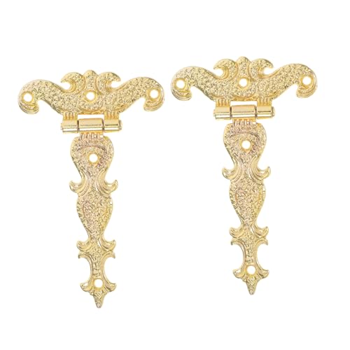 HOMSFOU 2 Stück Vintage Scharniere Geprägte T Riemen Scharniere Vintage Schrankscharniere Kleiderschrank Türscharniere Schmuckkästchen Antike Schatztruhe HOMSFOU 2 Stück Vintage Scharniere Geprägte T Riemen Scharniere Vintage Schrankscharniere Kleiderschrank Türscharniere Schmuckkästchen Antike Schatztruhe von HOMSFOU