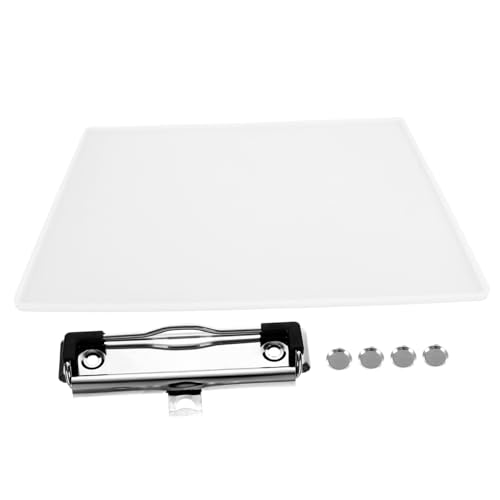 HOMSFOU 2 Stücke Silikon Formen für Diy Aktenordner Handgemachte Klemmbrett Gießform Vielseitig Einsetzbar für Kreative Bastelprojekte für Büro und Freizeit von HOMSFOU