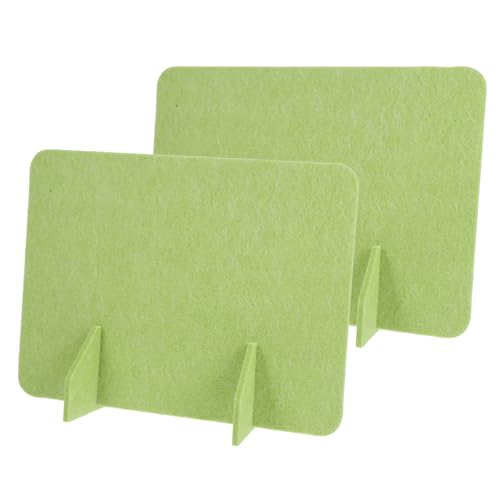 HOMSFOU 2 Teilige Schreibtisch Trennwand Schreibtisch Sichtschutz Tischteiler Reduziert Lärm Schallabsorbierende Trennwände Mit Füßen Für Das Home Office Klassenzimmer von HOMSFOU