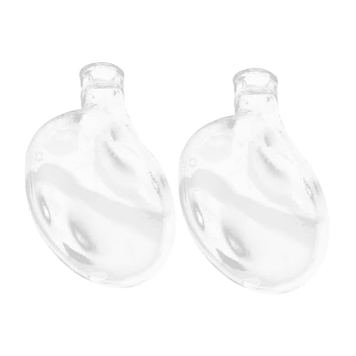 HOMSFOU 2 transparente Glas-Lampenschirme für Hängeleuchte, einfach zu installieren, für Wohnzimmer, Schlafzimmer, Flur, Wandbeleuchtung von HOMSFOU
