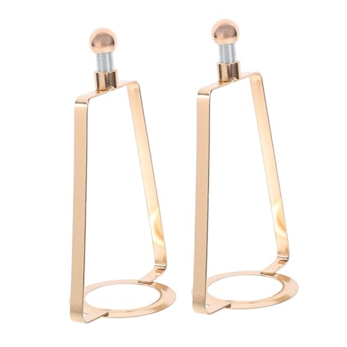HOMSFOU 2 x DIY-Lampenschirmdrahmen für Tischlampen, Lampenschirmträger-Adapterring HOMSFOU 2 x DIY-Lampenschirmdrahmen für Tischlampen, Lampenschirmträger-Adapterring von HOMSFOU