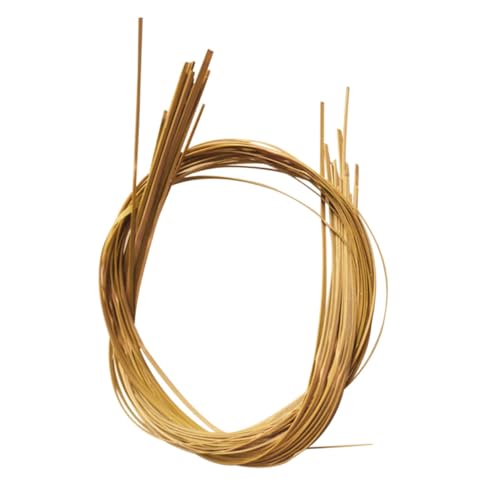 HOMSFOU 20 Stück DIY Rattan Korbweben Set Natürliche Weiche Bambus Stangen für Möbel Stühle Korbgestaltung und Reparaturen von HOMSFOU