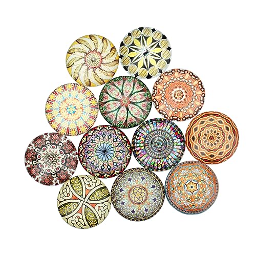 HOMSFOU 20 Stück Edelstein-Patch Edelstein-Aufkleber-Patch Bastelperlen Handwerkliches Wohnung Edelsteine ​​zum Basteln Kristall-Aufkleber Kühlschrankaufkleber Glas von HOMSFOU