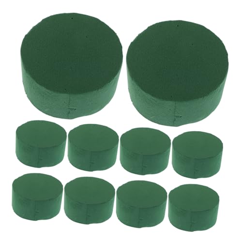 HOMSFOU 20 Stück Getrocknete Blütenschlammbasis Pflanzenschaumblöcke Schaumstoff für Blumenarrangements floraler Bastelschaum runder Nasser Schaum Bastelschaum für Blumen Blumenziegel Grün HOMSFOU 20 Stück Getrocknete Blütenschlammbasis Pflanzenschaumblöcke Schaumstoff für Blumenarrangements floraler Bastelschaum runder Nasser Schaum Bastelschaum für Blumen Blumenziegel Grün von HOMSFOU