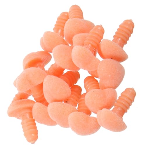HOMSFOU 20stücke Häkelnase Für Puppen Sicherheitsnase Zum Häkeln Nase Für Häkeltiere Und Stofftiere DIY-Accessoire Nasenset Für Puppe Plüschpuppennase Bastelnase Für Stofftiere Sicherheits von HOMSFOU