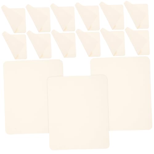 HOMSFOU 20 Stück Keramikwerkzeugkit Weiß Töpferzubehör trimmen Hey mikrofaser Handtuch handtücher Tuch zum Beschneiden von Töpferwaren Töpferwerkzeuge DIY Tuch superfeine Faser von HOMSFOU