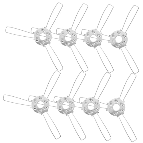 HOMSFOU 20 Stück Lampenschirm Federhalterung Glas Lampensockel Glas Lichtschirm Glas Kronleuchter Lampenhalter Halterung Clip Auf Glühbirnenadapter Lampenschirmadapter Eisen Lampenschirm von HOMSFOU