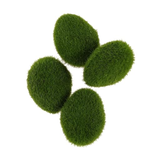 HOMSFOU 20 Stück Moosstein für Terrarien und Aquarien Realistische Pflanzen Dekoration für Gläser für Arrangements und Stimmungsvolle Anlässe von HOMSFOU