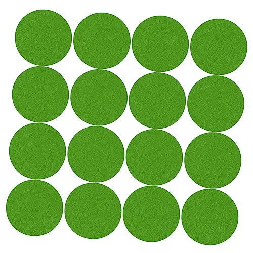 HOMSFOU 20 Stück Runde Schutzmatten Blumentopf Filzmatten Topf Untersetzer Matte Tischmatte Untersetzer Für Blumentöpfe Schleudern Wohnkultur Gefühlt Stuhl-fußpolster Möbel Filzen Green von HOMSFOU