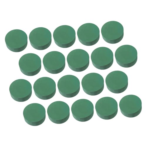 HOMSFOU 20 Stück Rundes Blumenelement Blumenerde für DIY Blumenarrangements Hochwertige Floristik Blöcke für Frischblumen und Kunstblumenarrangements Vielseitige Blumenbasis für Hochzeiten von HOMSFOU
