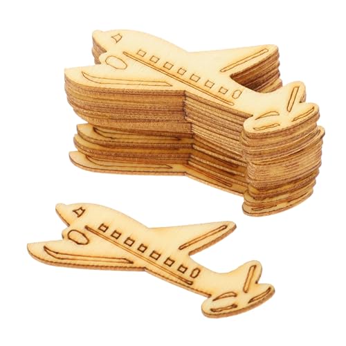 HOMSFOU 20 Stück Teiliges DIY Holzstreudeko Set mit Bemalbaren Holzspänen Kreative Holzhandwerk bausätze für Leichte Glatte Holz dekorationen für Wand Tisch und Bücherregal von HOMSFOU